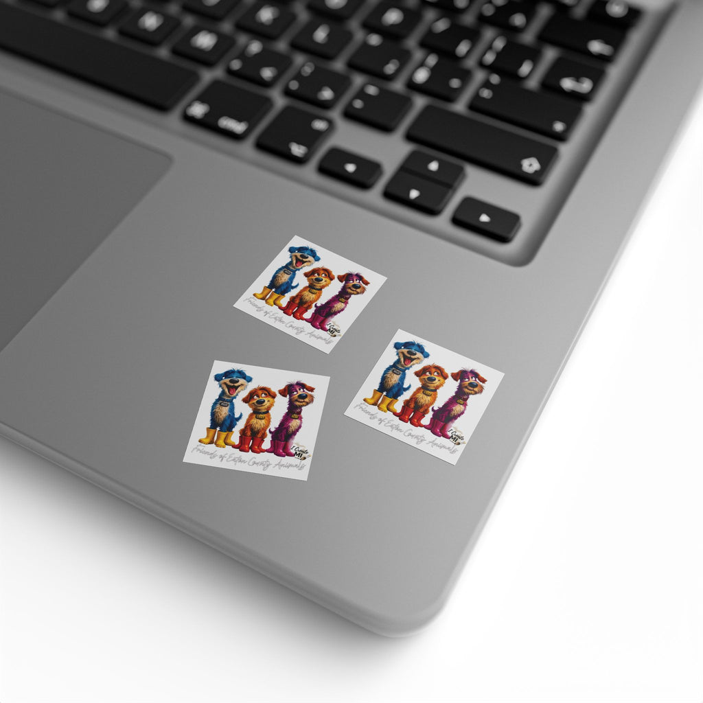 Square Sticker Roll —Lucky Dogs Sticker Labels